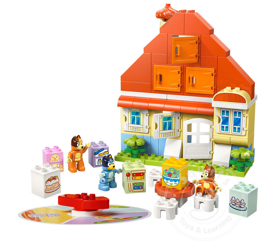 LEGO DUPLO® Bluey's Family House with Memory Game