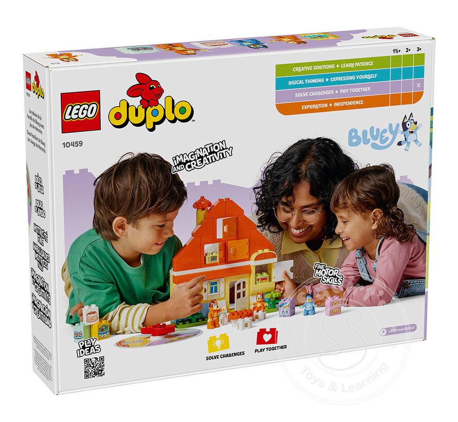 LEGO DUPLO® Bluey's Family House with Memory Game