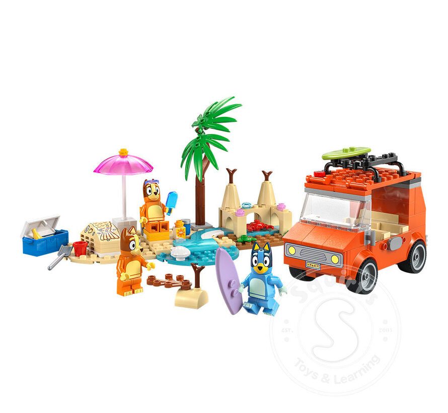 LEGO® 4+ Bluey's Beach & Family Car Trip