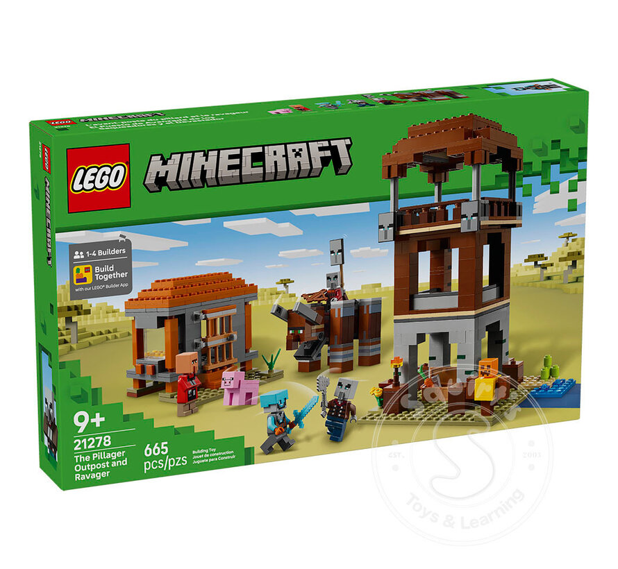 LEGO® Minecraft The Pillager Outpost and Ravager