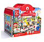 Hape Portable Train Station Set