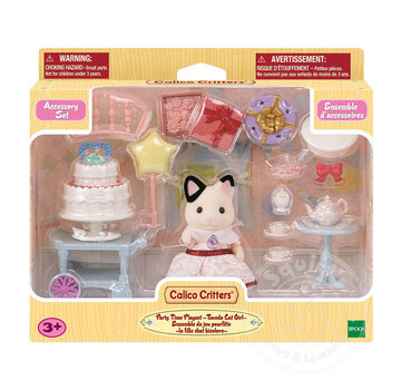 Calico Critters Calico Critters Party Time Playset - Tuxedo Cat Girl