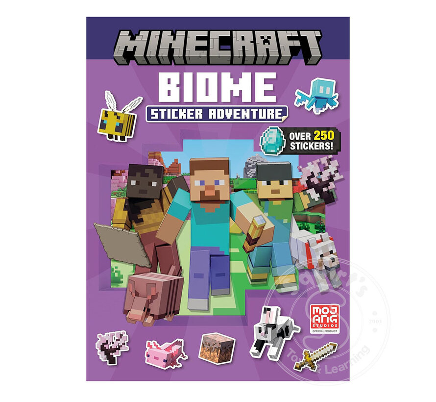 Biome Adventures Sticker Book (Minecraft)