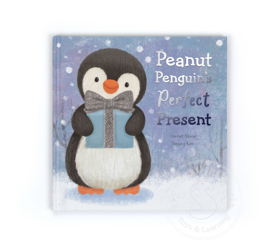 Jellycat Peanut Penguin’s Perfect Present Book