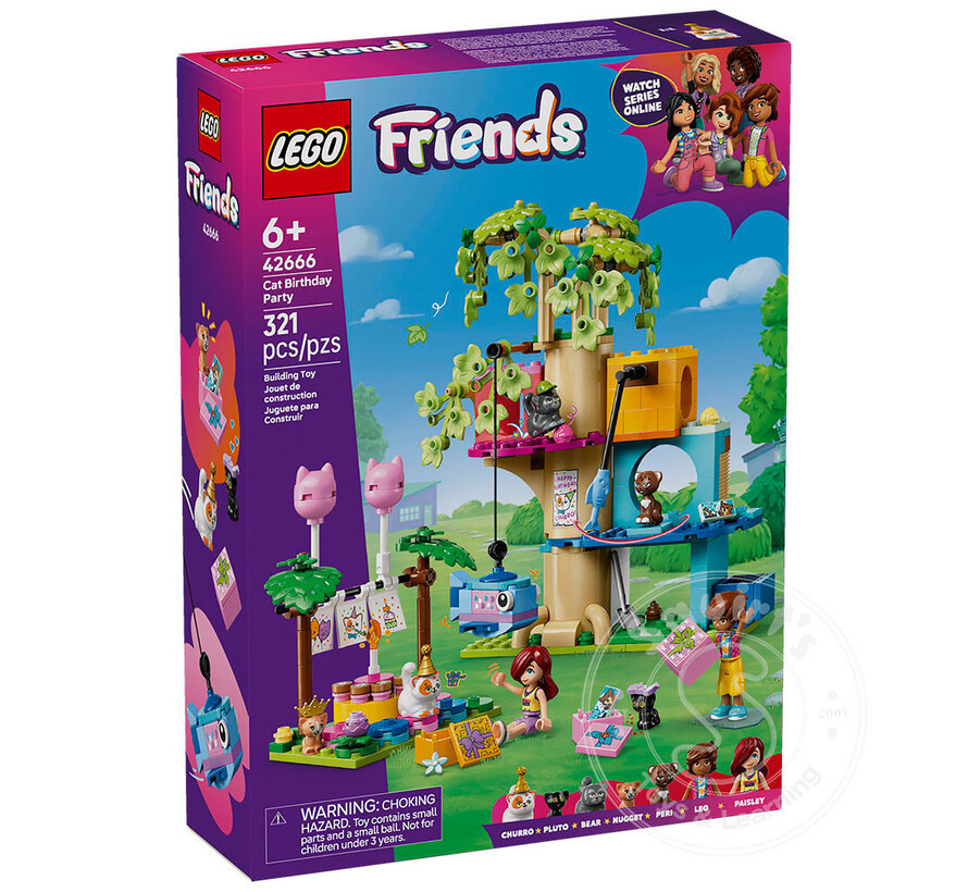 LEGO® Friends Cat Birthday Party & Tree House