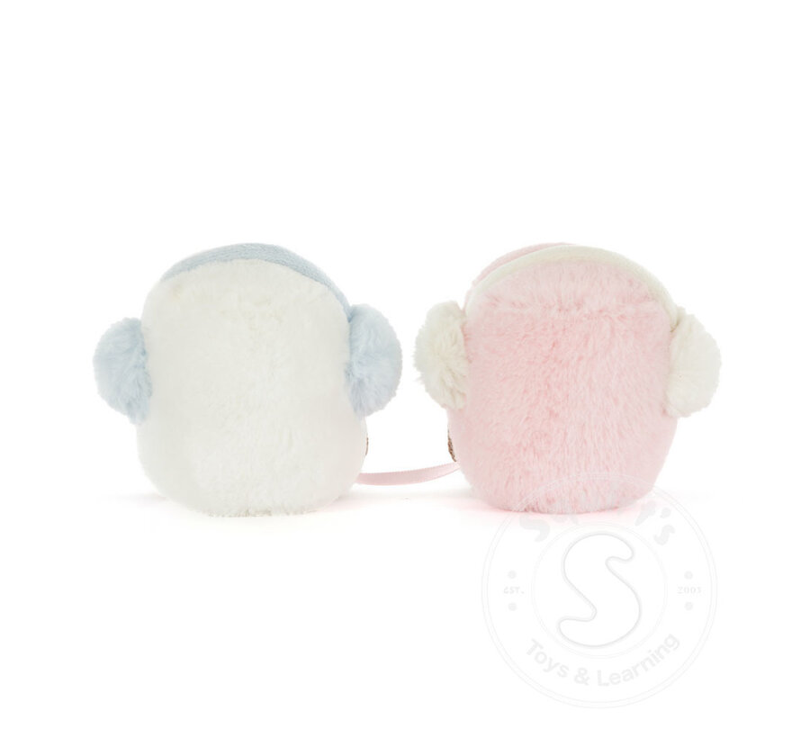 Jellycat Amuseables Toastie Pink and White Marshmallows