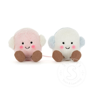 Jellycat Jellycat Amuseables Toastie Pink and White Marshmallows