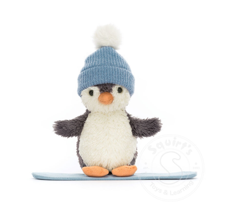 Jellycat Peanut Penguin Snowboarding Small