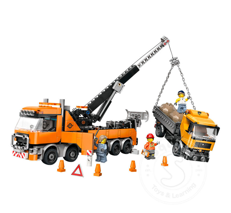 LEGO® City Heavy-Duty Recovery Tow Truck with Crane