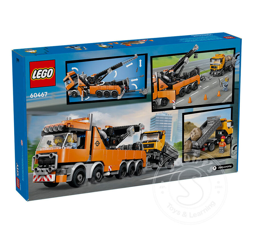 LEGO® City Heavy-Duty Recovery Tow Truck with Crane