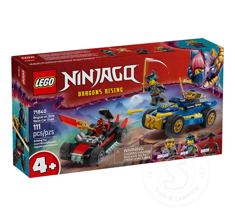 LEGO® 4+ Ninjago Rogue vs. Drix Race Car Duel