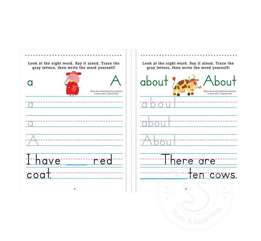 Trace & Learn: Sight Words!