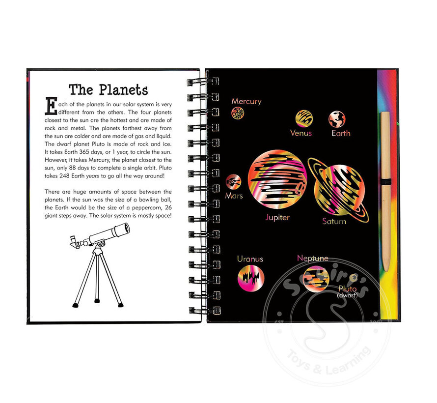 Solar System! Scratch and Sketch