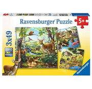 Ravensburger Ravensburger Forest/Zoo/Domestic Anim. Puzzle 3 x 49pcs