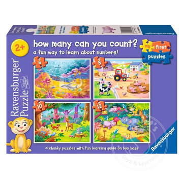 Ravensburger Ravensburger MFP: How Many Can You Count 6, 8, 10,  12 pc Puzzles