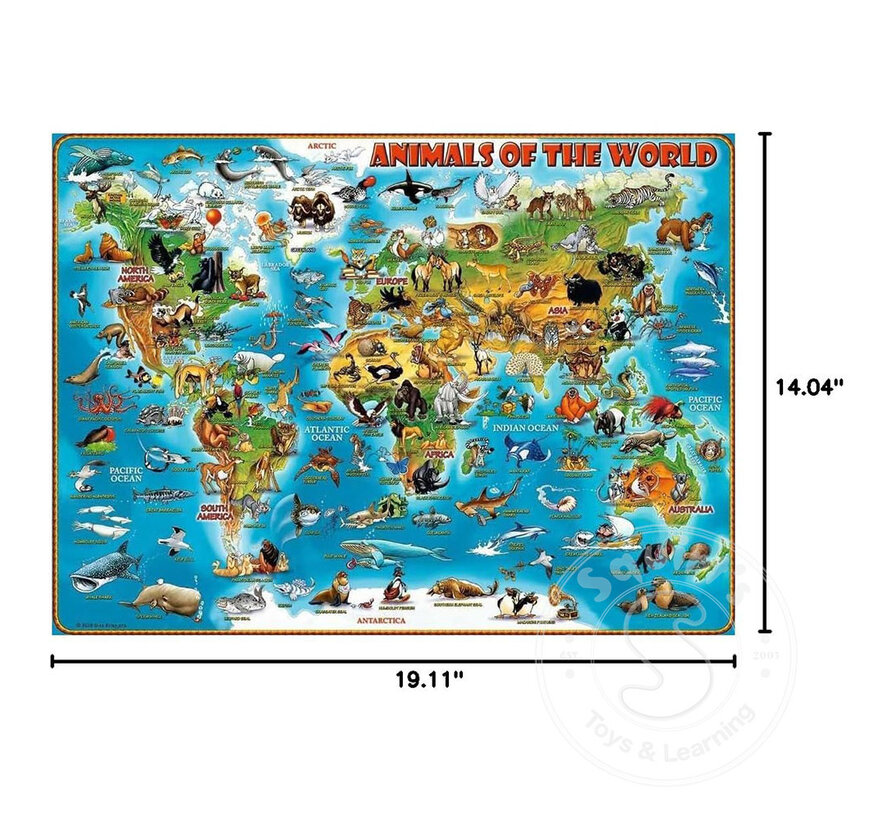 Ravensburger Animals of the World Puzzle 300pcs XXL