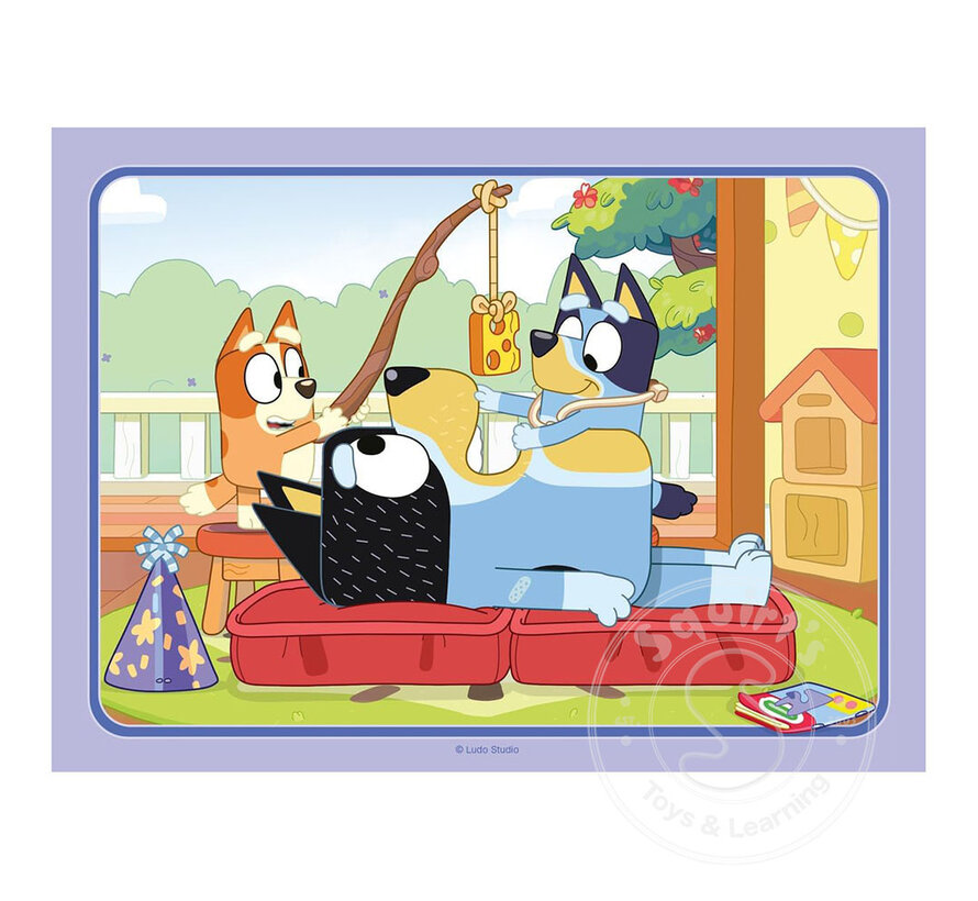 Ravensburger Bluey, 4 in a Box 12/16/20/24 Pc Puzzle