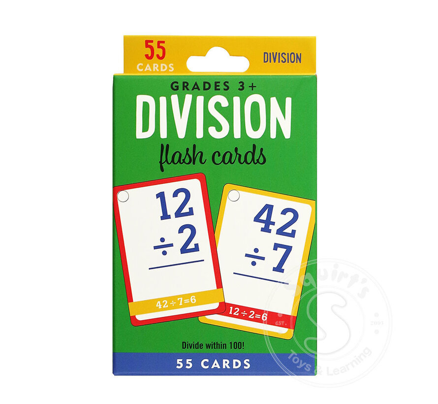 Division Flash Cards