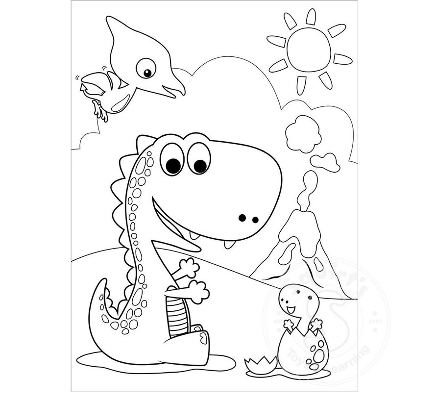 Dinosaurs Coloring Book