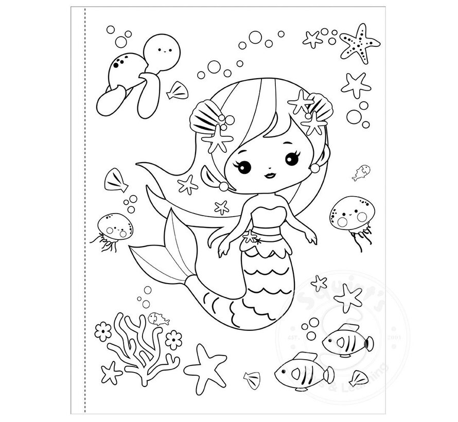 Mermaids Coloring Book