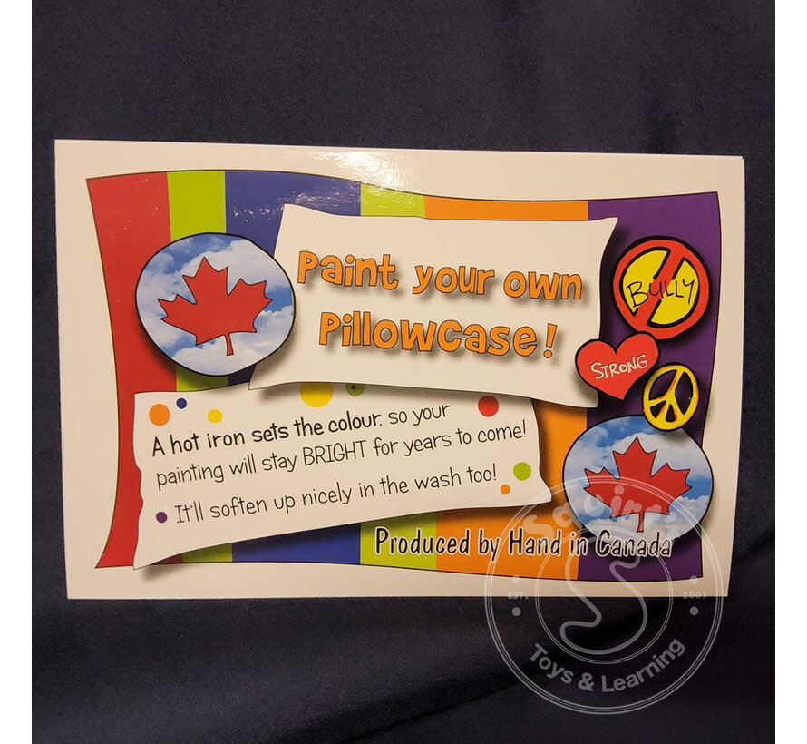 Pillow Case Painting Kit - This is Canada (Moose)