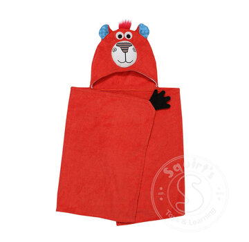 Zoocchini Bosley The Bear Toddler Hooded Towel (2+)