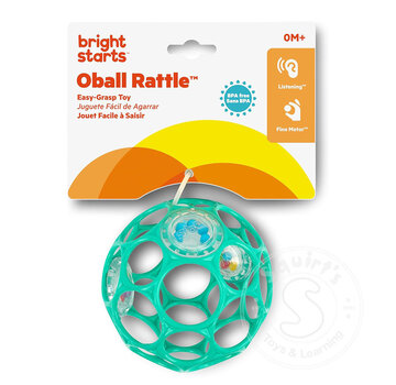 Kids II Oball with Rattles 4"