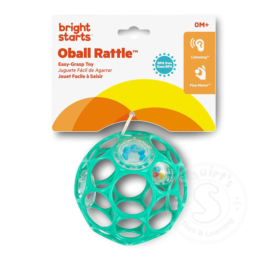 Oball with Rattles 4"