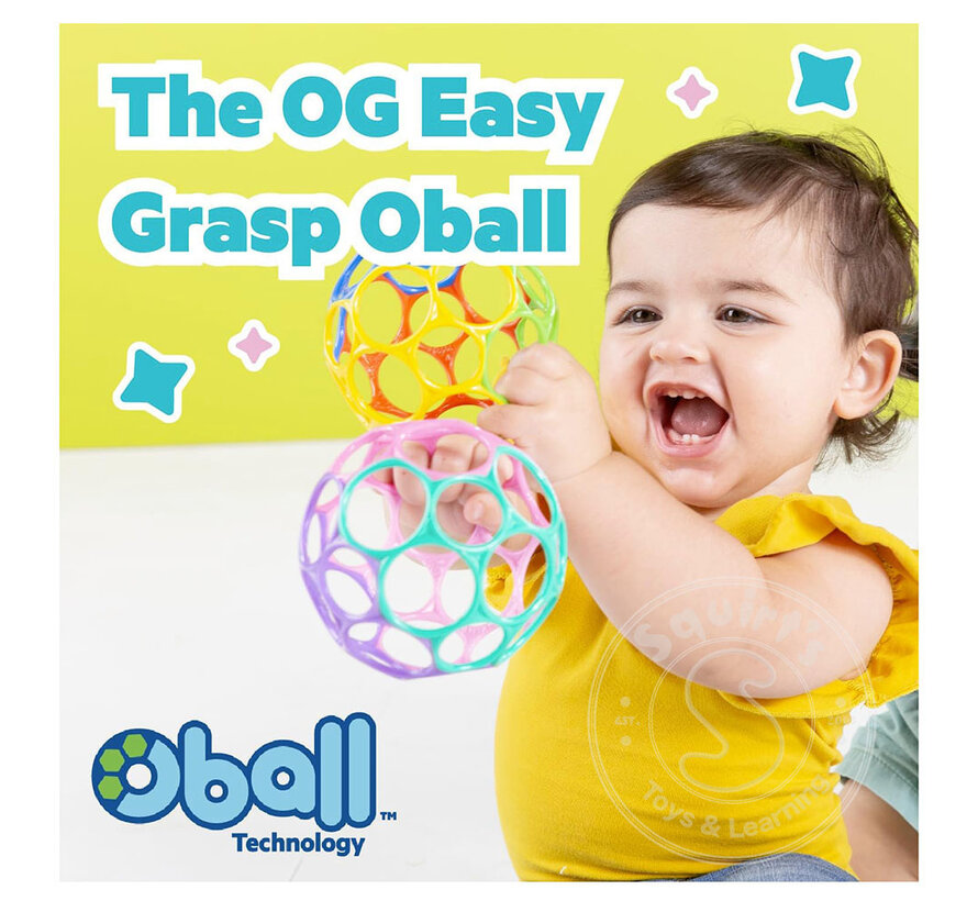 Oball with Rattles 4"