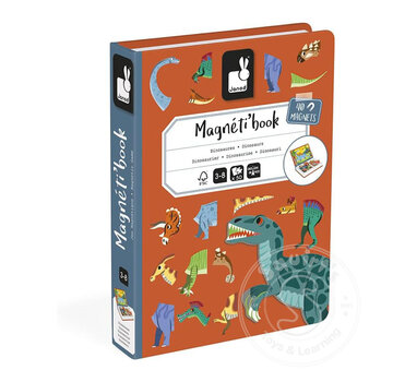 Janod Magnetic Book - Dinosaurs