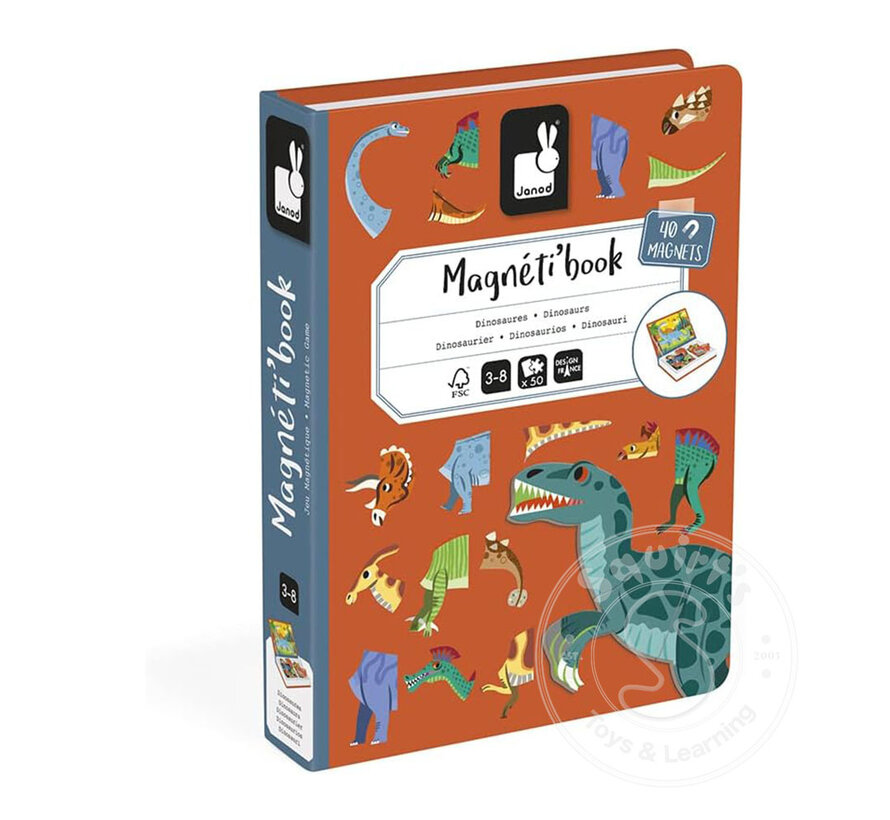 Magnetic Book - Dinosaurs