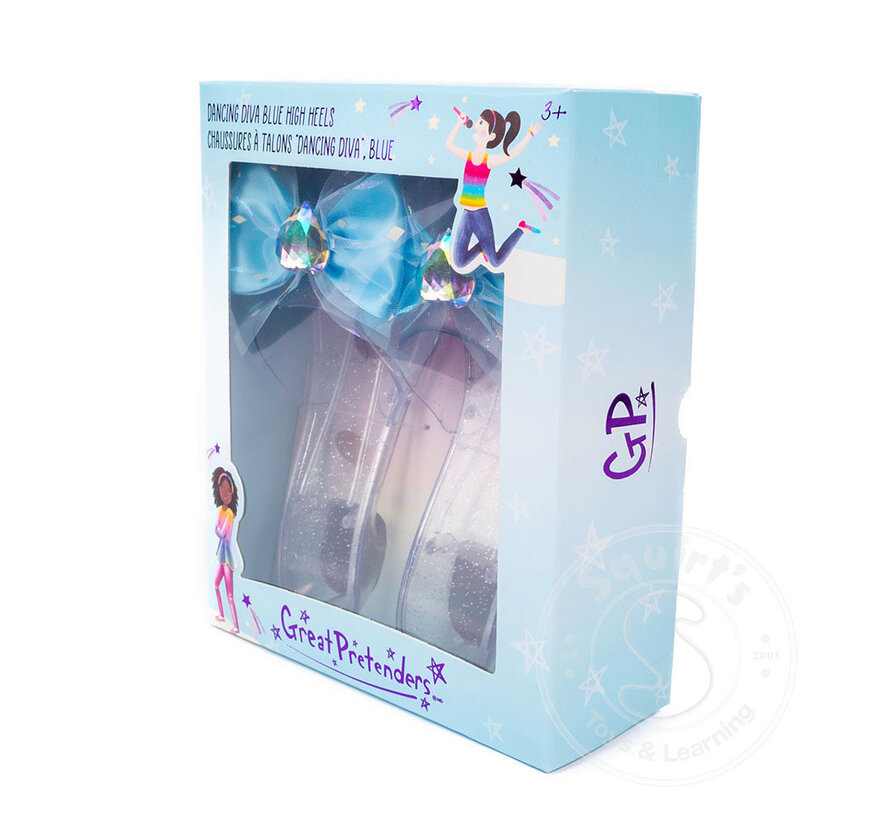 Great Pretenders Dancing Diva Blue High Heels, O/S