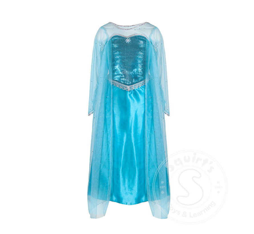Great Pretenders Ice Queen Dress with Cape (Size 5-6)