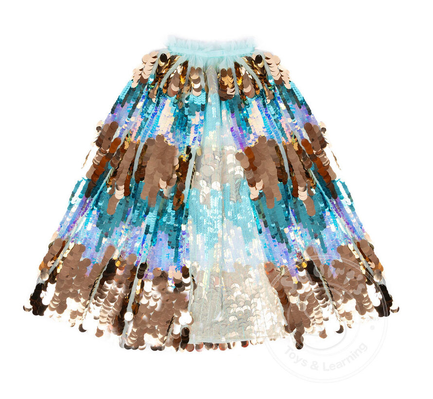 Great Pretenders The 5th Avenue Pailette Cape, Mermalicious, Size 4-6