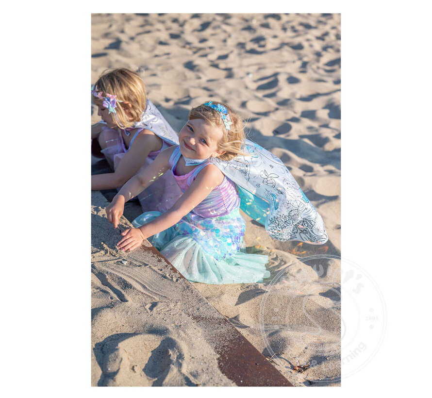 Great Pretenders Colour-A-Cape Mermaid Dreamscape (Size 4-6)