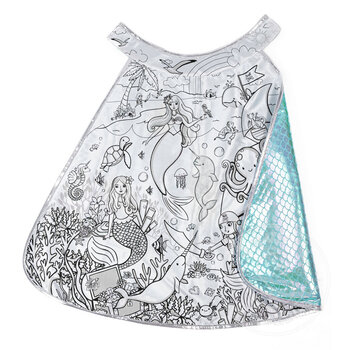 Great Pretenders Great Pretenders Colour-A-Cape Mermaid Dreamscape (Size 4-6)