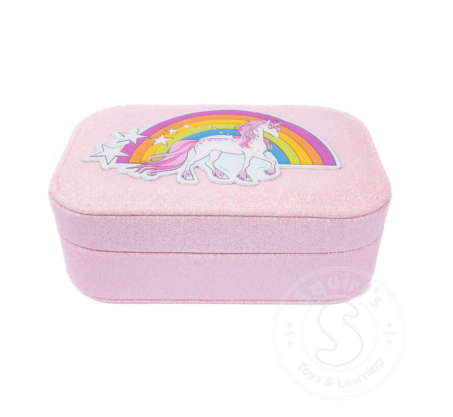 Great Pretenders Pretty Precious Unicorn Jewelry Box in Pink
