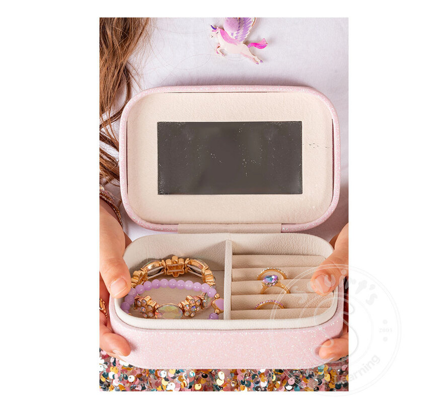 Great Pretenders Pretty Precious Unicorn Jewelry Box in Pink