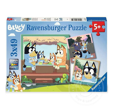 Ravensburger Ravensburger Bluey Adventure Puzzle 3 x 49pcs