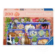 Ravensburger Ravensburger Cats on the Shelf Puzzle 200pcs XXL