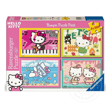 Ravensburger Ravensburger Hello Kitty Bumper Pack Puzzle 4 x 100pcs