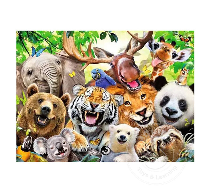 Ravensburger Exotic Animals Selfie Puzzle 300pcs XXL