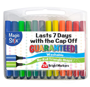Magic Stix Triangle Markers (24pk)