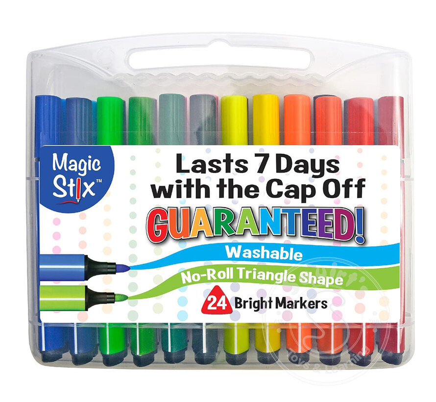 Magic Stix Triangle Markers (24pk)