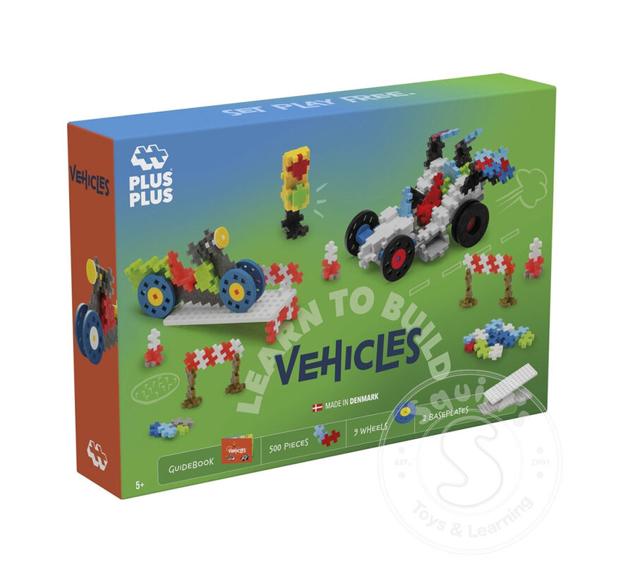 Plus-Plus: Learn To Build Vehicles - 500 pcs