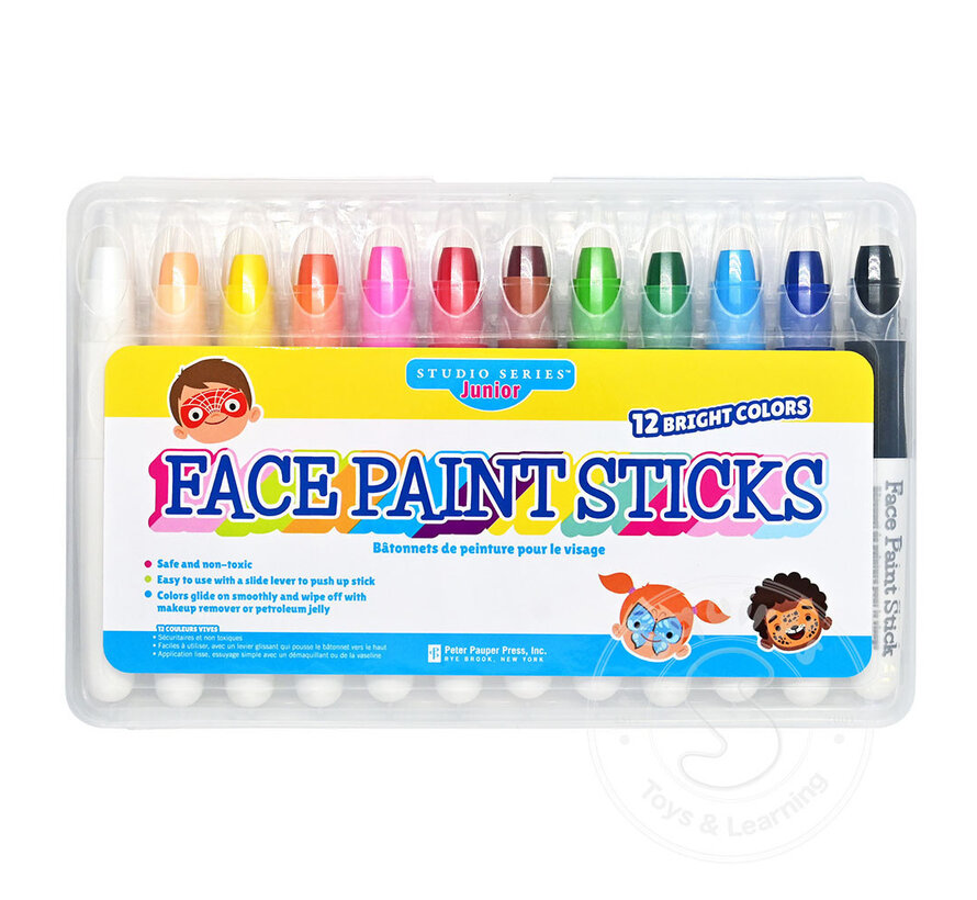 Studio Series Junior Face Paint Sticks (Set of 12)