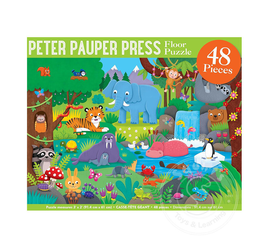 Animal Kingdom Floor Puzzle (48 pcs)