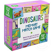 Dinosaurs Memory Match Game (Set of 72 cards)