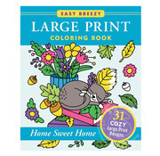 Large Print Coloring Book - Home Sweet Home