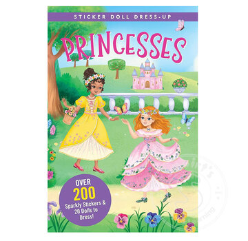 Sticker Doll Dress-Up Book - Princesses